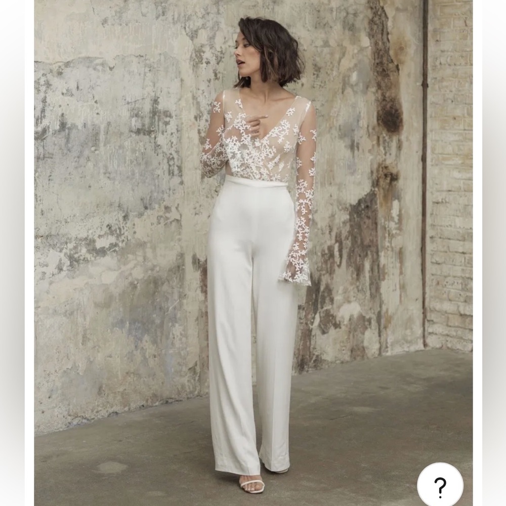 Rime Arodaky Elegant Wedding Jumpsuit Size 34